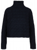 Oui - Strickpullover mit Zopfmuster