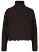 Oui - Strickpullover mit Zopfmuster