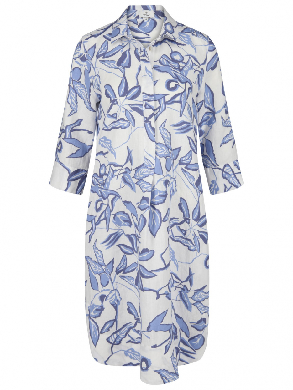 Chelsea Rose - Leinenkleid mit Print