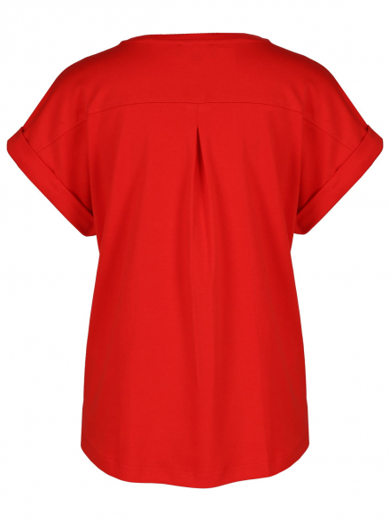 Monari – Monari - T-Shirt mit Ärmelaufschlag