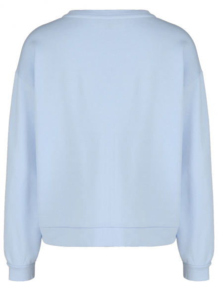 Monari – Monari - Sweatshirt mit Blumenapplikation