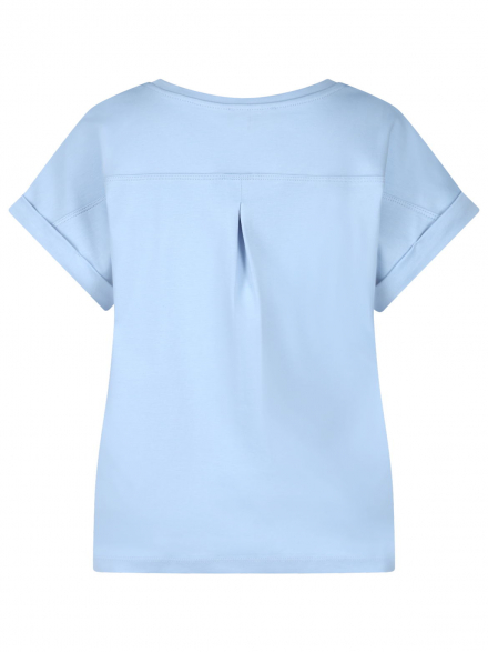 Monari – Monari - T-Shirt mit Ärmelaufschlag