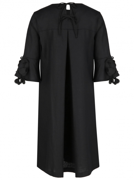 Rena Marx – Rena Marx - Leinenkleid mit Ärmeldetail