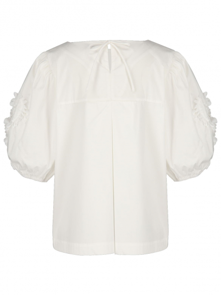 Rena Marx – Rena Marx - Bluse mit Blumen-Applikation