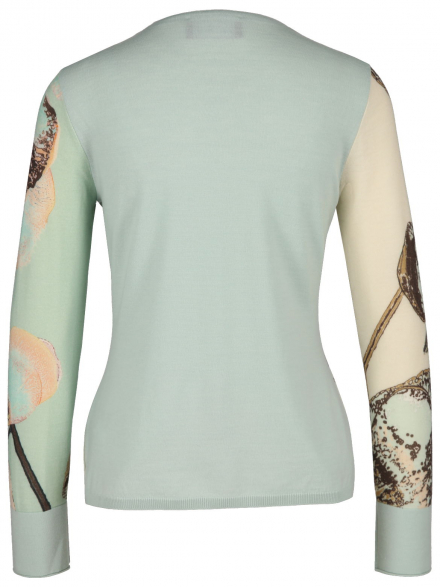 Marc Cain – Marc Cain - Feinstrickpullover mit Print