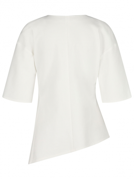 Liviana Conti – Liviana Conti - Sweatshirt mit diagonalem Saumabschluss
