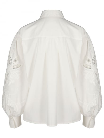 Luisa Cerano – Luisa Cerano - Bluse mit Spitze