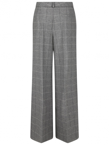 Icona – Icona - Wide Leg Hose aus Woll-Mix