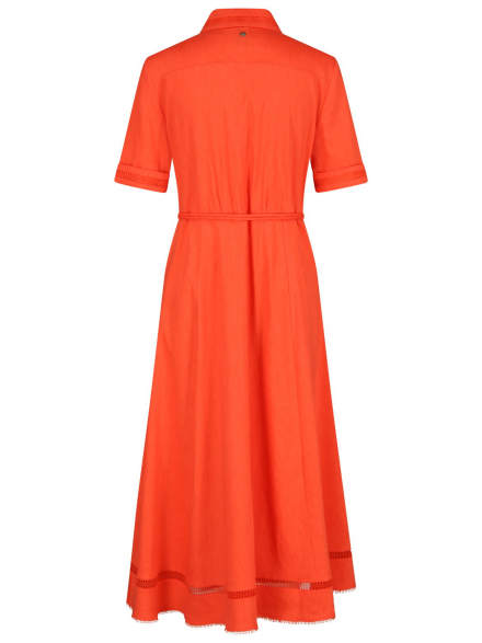 Marc Cain – Marc Cain - Hemdblusenkleid mit Spitzenborten