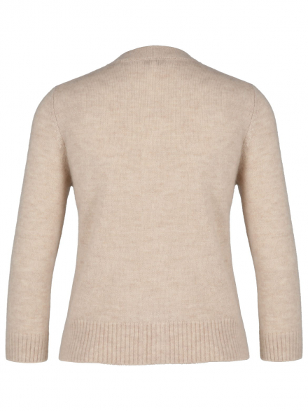 Rena Marx – Rena Marx - Cardigan mit Blumenapplikation
