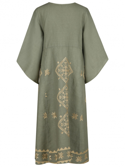 Greek Archaic Kori – Greek Archaic Kori - Tunikakleid mit Stickerei