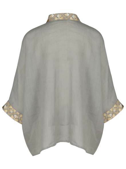 Greek Archaic Kori – Greek Archaic Kori - Tunikabluse aus Ramie