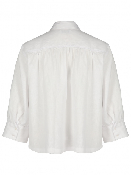 Rossana Diva – Rossana Diva - Leinenbluse mit weitem Arm