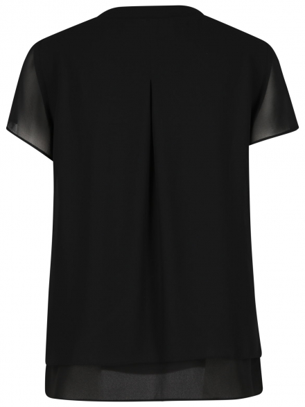 S.Oliver Black L. – S.Oliver Black L. - Bluse mit Flügelärmeln