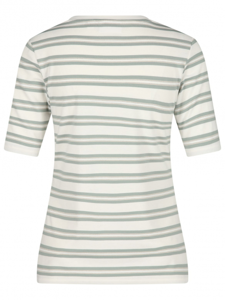 Comma – Comma - T-Shirt mit Ringelmuster