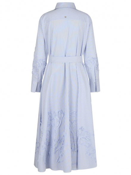 Marc Cain – Marc Cain - Hemdblusenkleid mit Streifenmuster