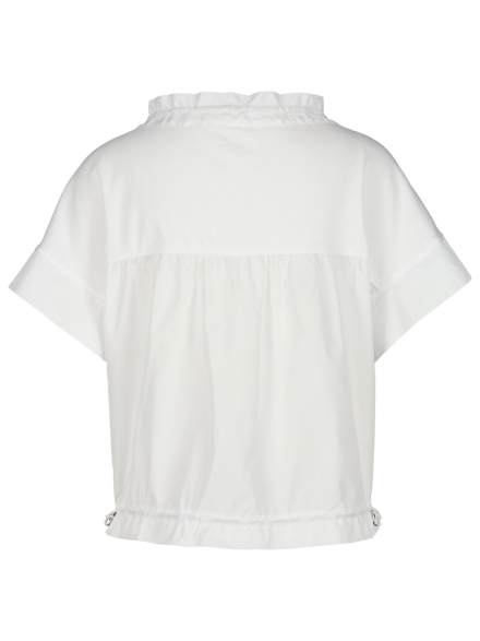 Marc Cain – Marc Cain - T-Shirt mit Materialmix