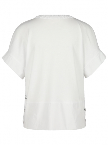 Marc Cain Sport – Marc Cain Sport - Shirt mit Materialmix