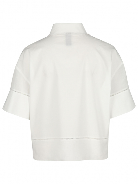 Marc Cain Sport – Marc Cain Sport - Schlupfbluse mit Materialmix