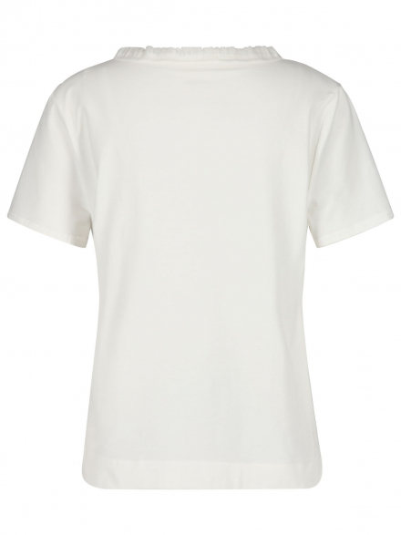 Marc Cain - T-Shirt mit Leinenfront
