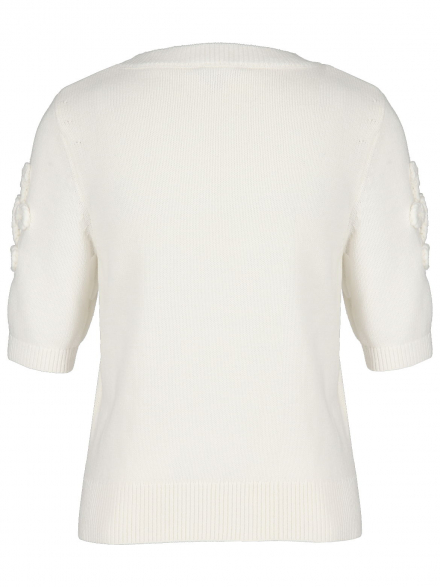 Hearts&More – Hearts&amp;More - Pullover mit Blumenapplikation