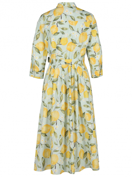 Oui – Oui - Hemdblusenkleid mit Print