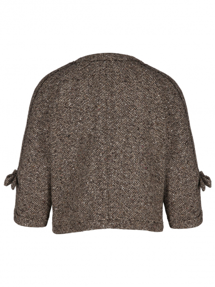 Luisa Cerano – Luisa Cerano - Wolljacke mit Mini-Pailletten