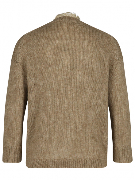 Luisa Cerano – Luisa Cerano - Cardigan mit Spitzenbesatz