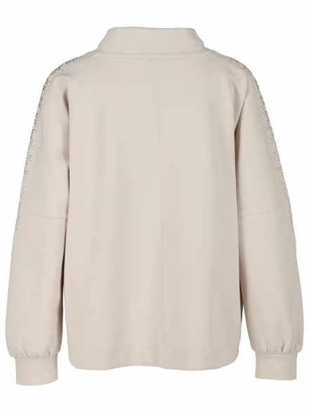 Marc Cain Sport – Marc Cain Sport - Oversize Sweatshirt mit Straßsteinen