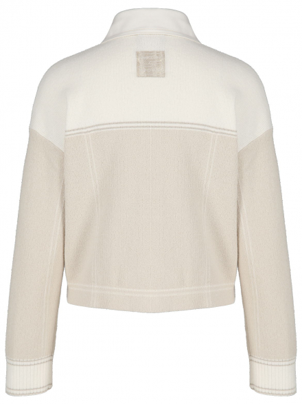 Marc Cain Sport – Marc Cain Sport - Strickjacke mit Denim-Details