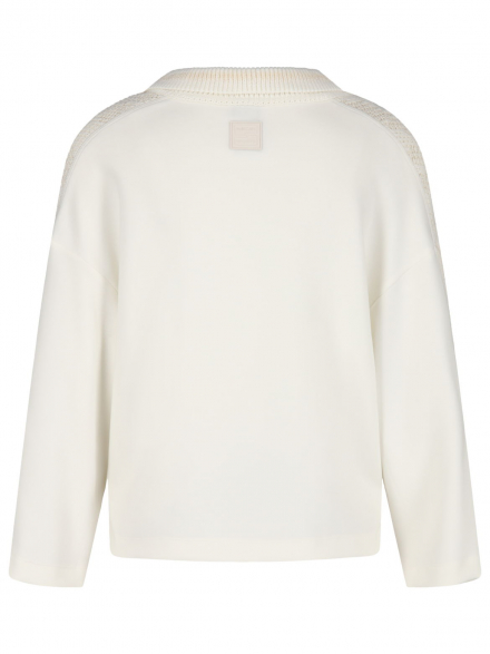 Marc Cain Sport – Marc Cain Sport - Pullover mit Materialmix