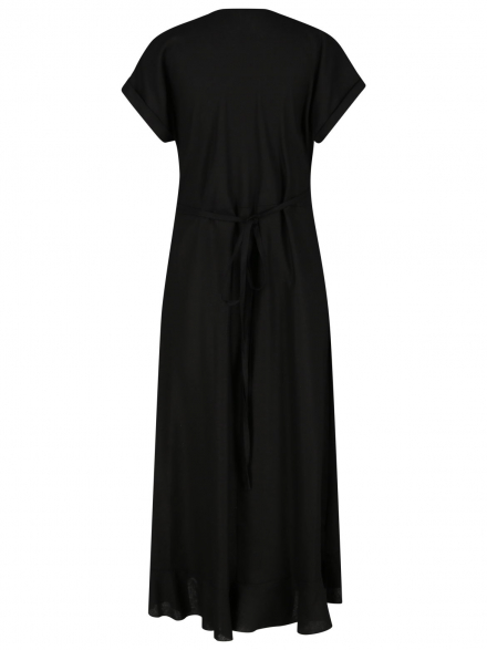 Angela Davis – Angela Davis - Wickelkleid aus Leinen-Mix
