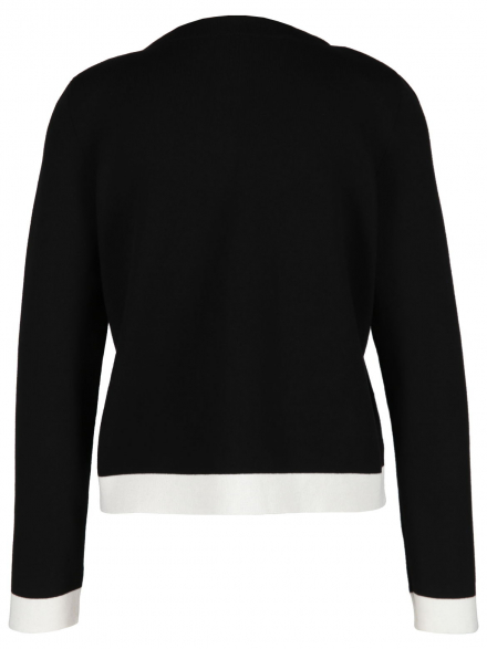 Monari - Strickjacke mit Logodetail