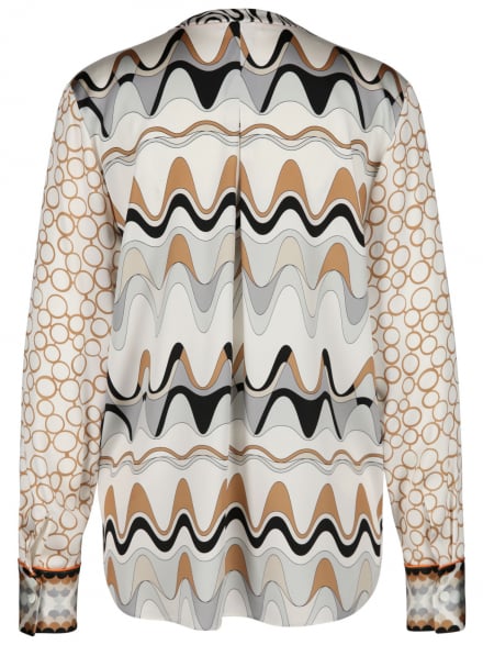 Rena Marx - Seidenbluse mit Print