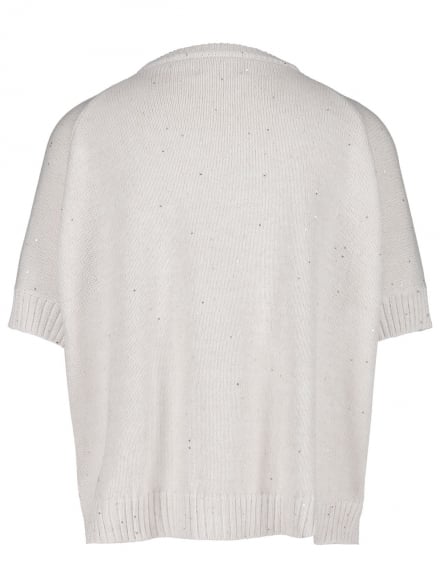 Hemisphere - Cardigan mit Minipailletten