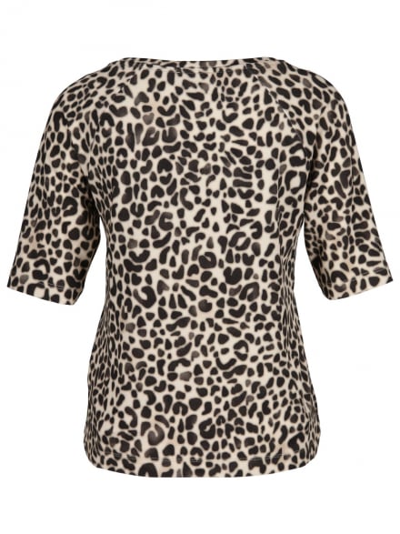 Monari – Monari - Shirt mit Leoprint