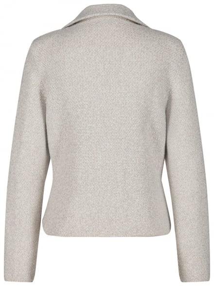 Monari - Strickblazer mit Glanzgarn
