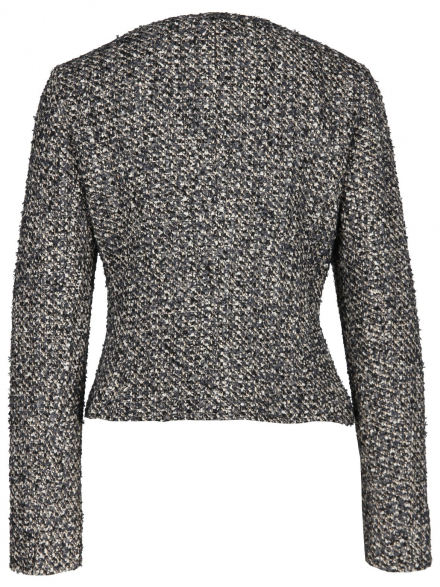 White Label – White Label - Boucléjacke mit Schmuckknöpfen
