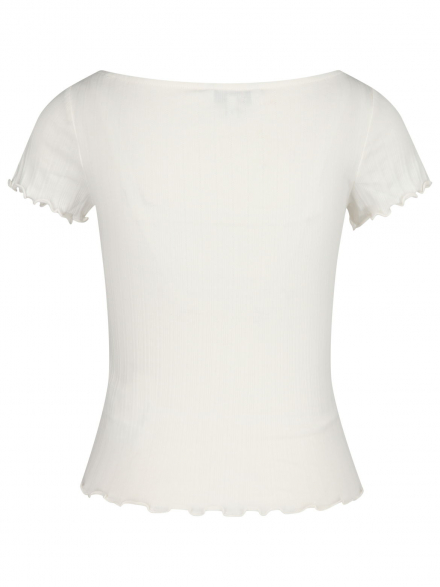 Tommy Jeans – Tommy Jeans - Rippshirt mit Logostickerei