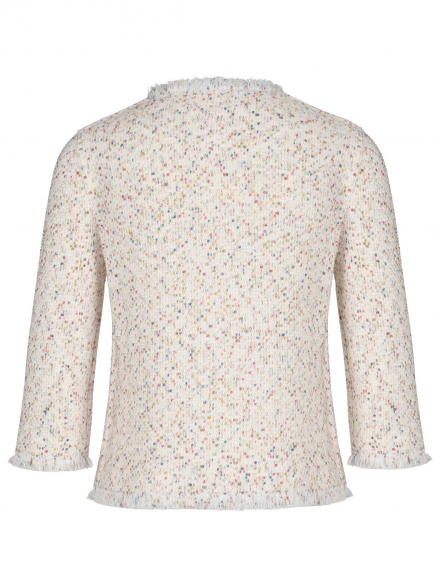 Bruno Manetti – Bruno Manetti - Kastenjacke mit ausgefransten Kanten