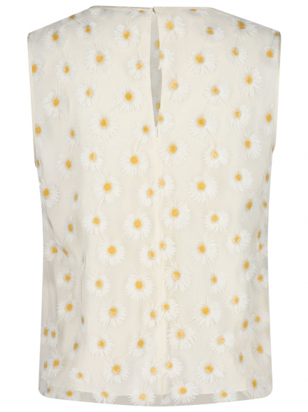 Luisa Cerano – Luisa Cerano - Top mit Blumen-Appplikation