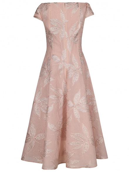 Talbot Runhof – Talbot Runhof - Cocktailkleid aus Metallic-Jacquard