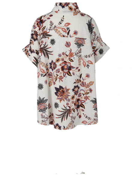 Nevada Love – Nevada Love - Oversized Bluse mit Print