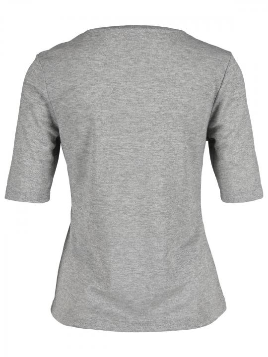 Hearts&More - Strickshirt mit Metallicgarn