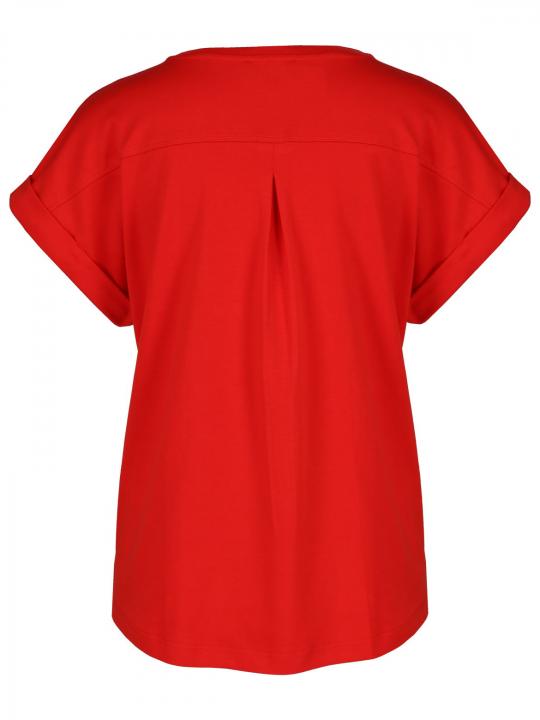 Monari - T-Shirt mit Ärmelaufschlag