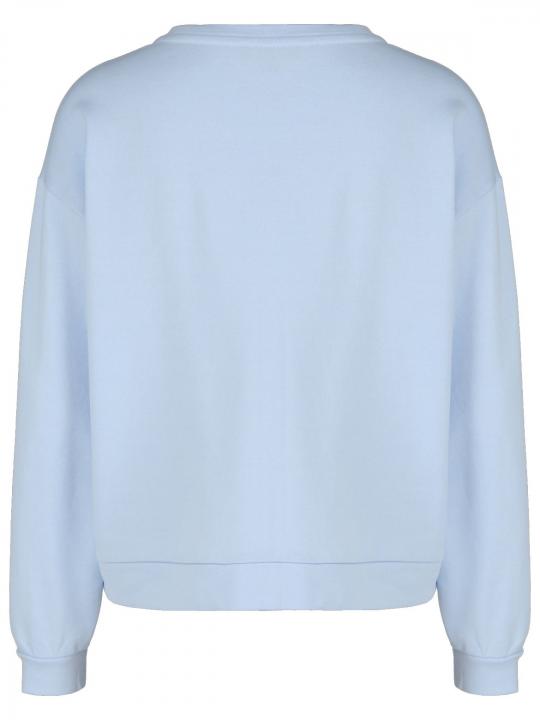 Monari - Sweatshirt mit Blumenapplikation