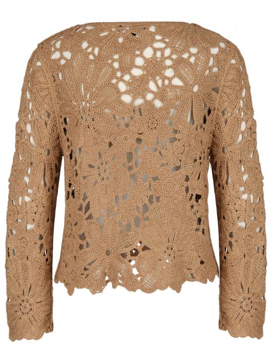 Monari - Pullover aus Häkelspitze