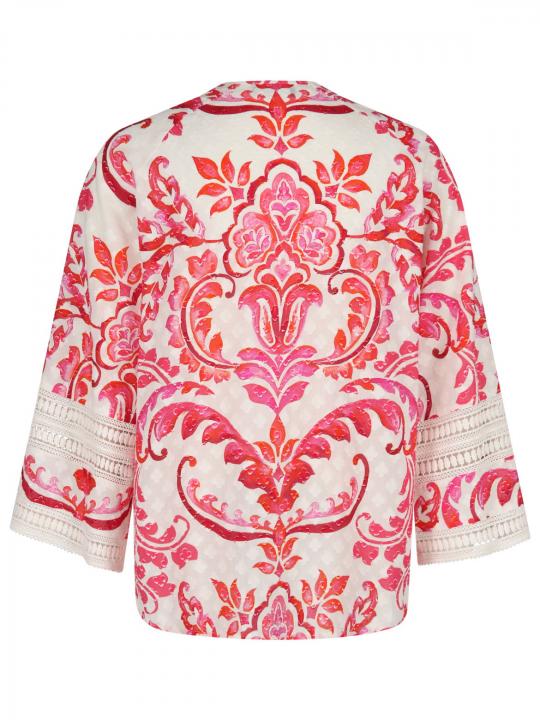 Grace - Tunikabluse mit Spitzenborten