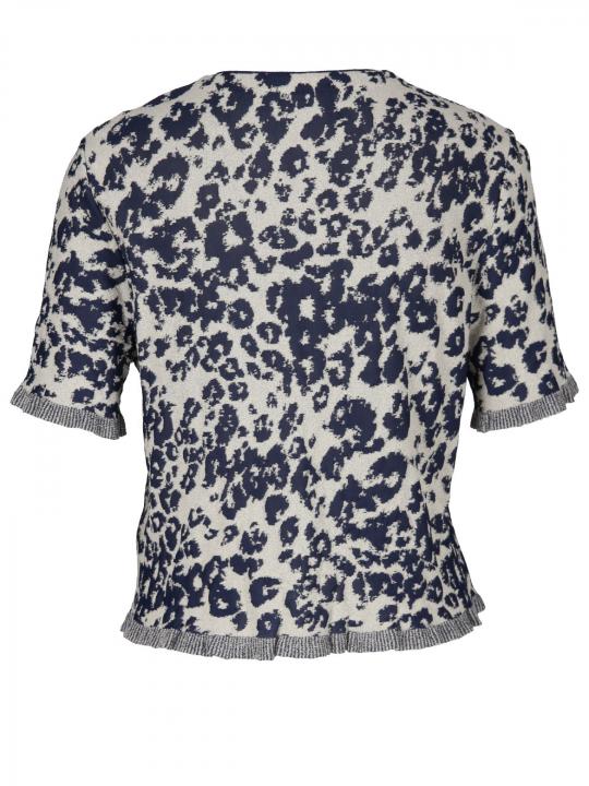Marc Cain - Cardigan mit Leo-Jacquard