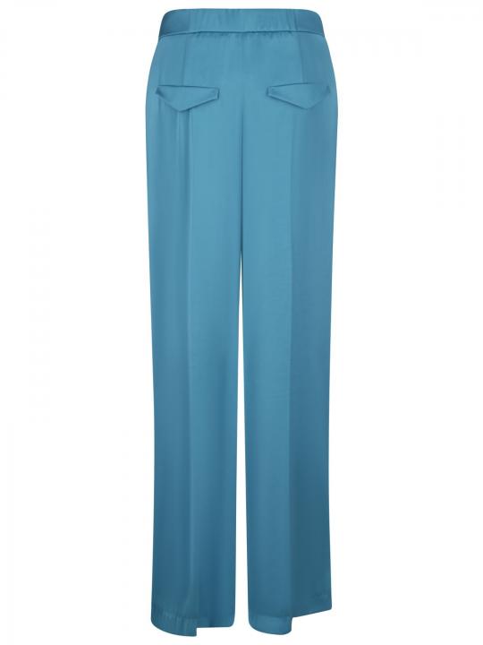 Luisa Cerano - Wide Leg Hose in Satinoptik